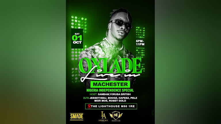 Oxlade Live in Manchester (Nigeria Independence Special) 