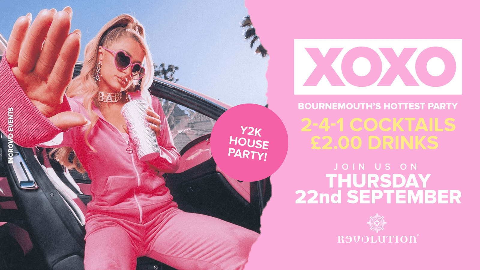 Freshers Y2K House Party • £2.00 Drinks • Revolution