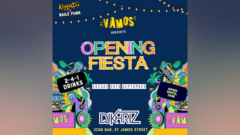 !VAMOS  - Opening Fiesta 2022 - Reggaeton vs Baile Funk 
