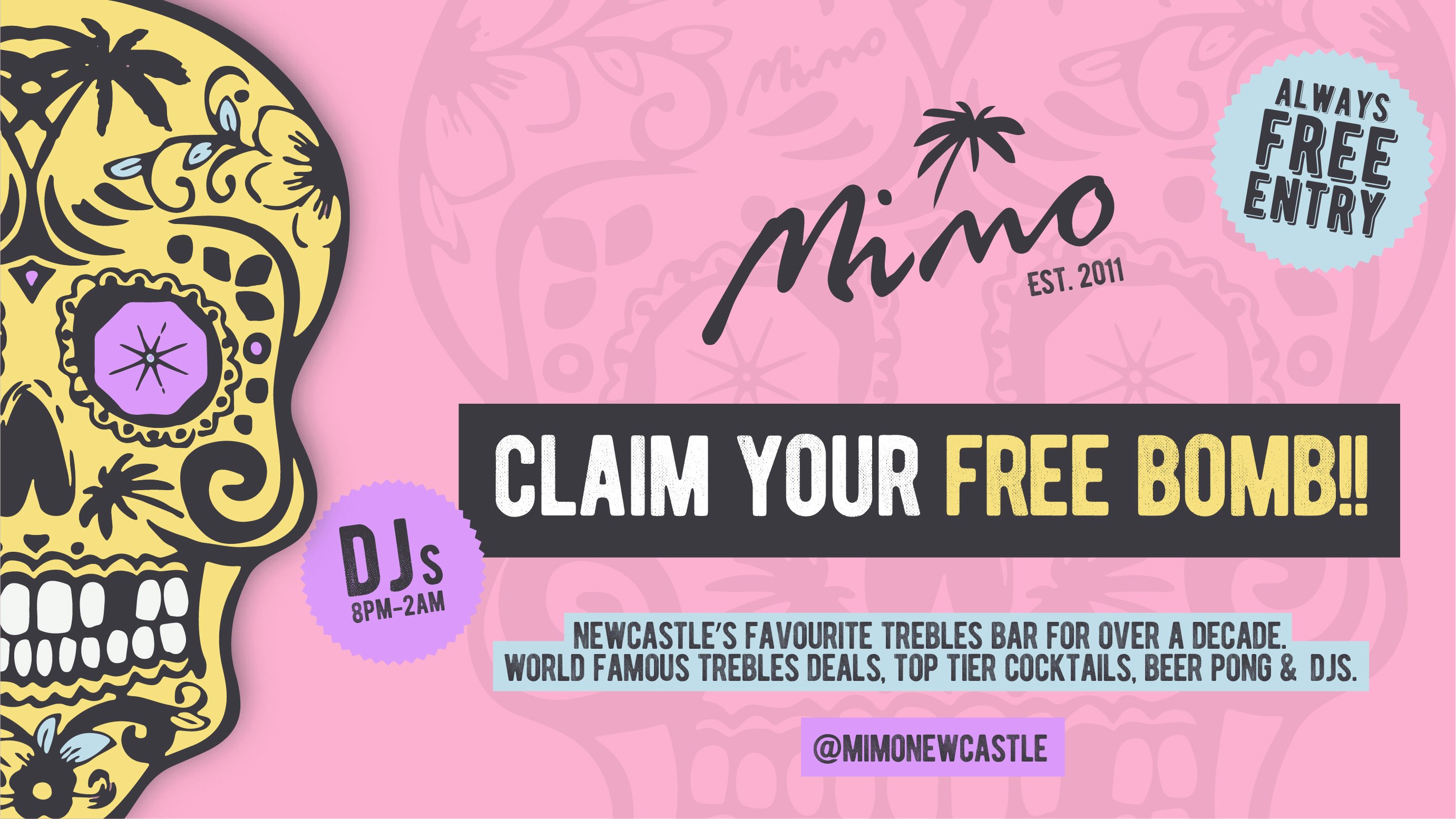 Free Freshers J-Bombs from Mimo!