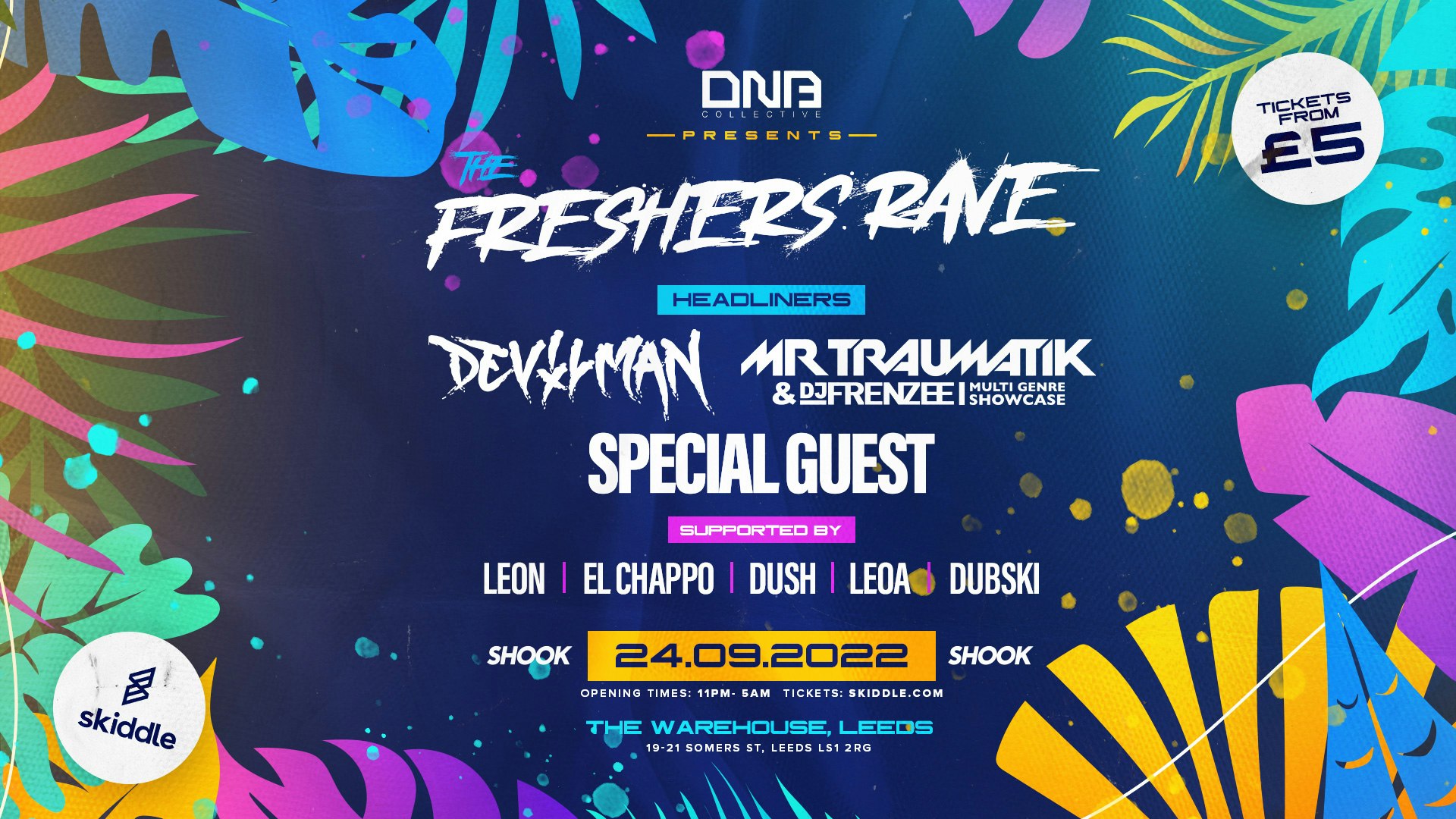 DNB Collective Presents The Freshers Rave – Club