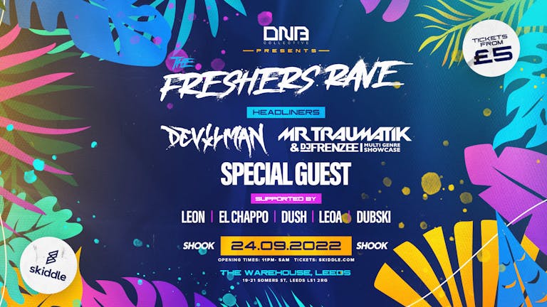 DNB Collective Presents The Freshers Rave - Club