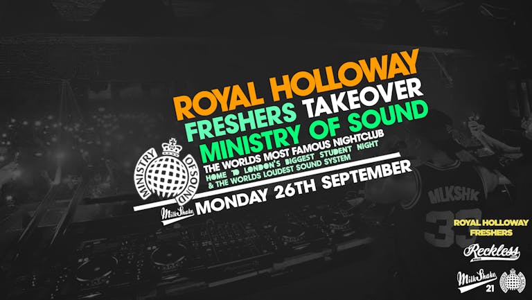 Royal Holloway Takeover Ministry of Sound! 🚨Last 20 Tickets 🚨