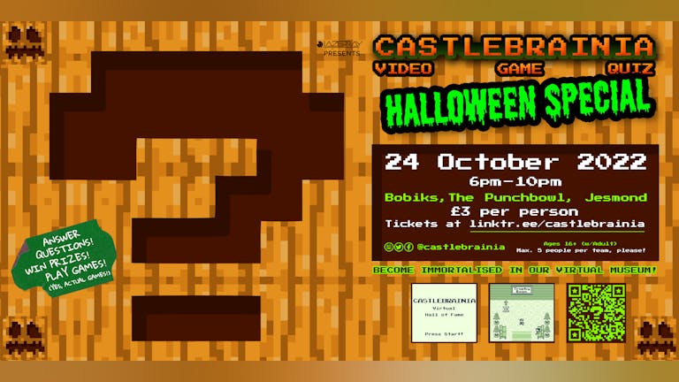 Castlebrainia Video Game Quiz - Halloween Special