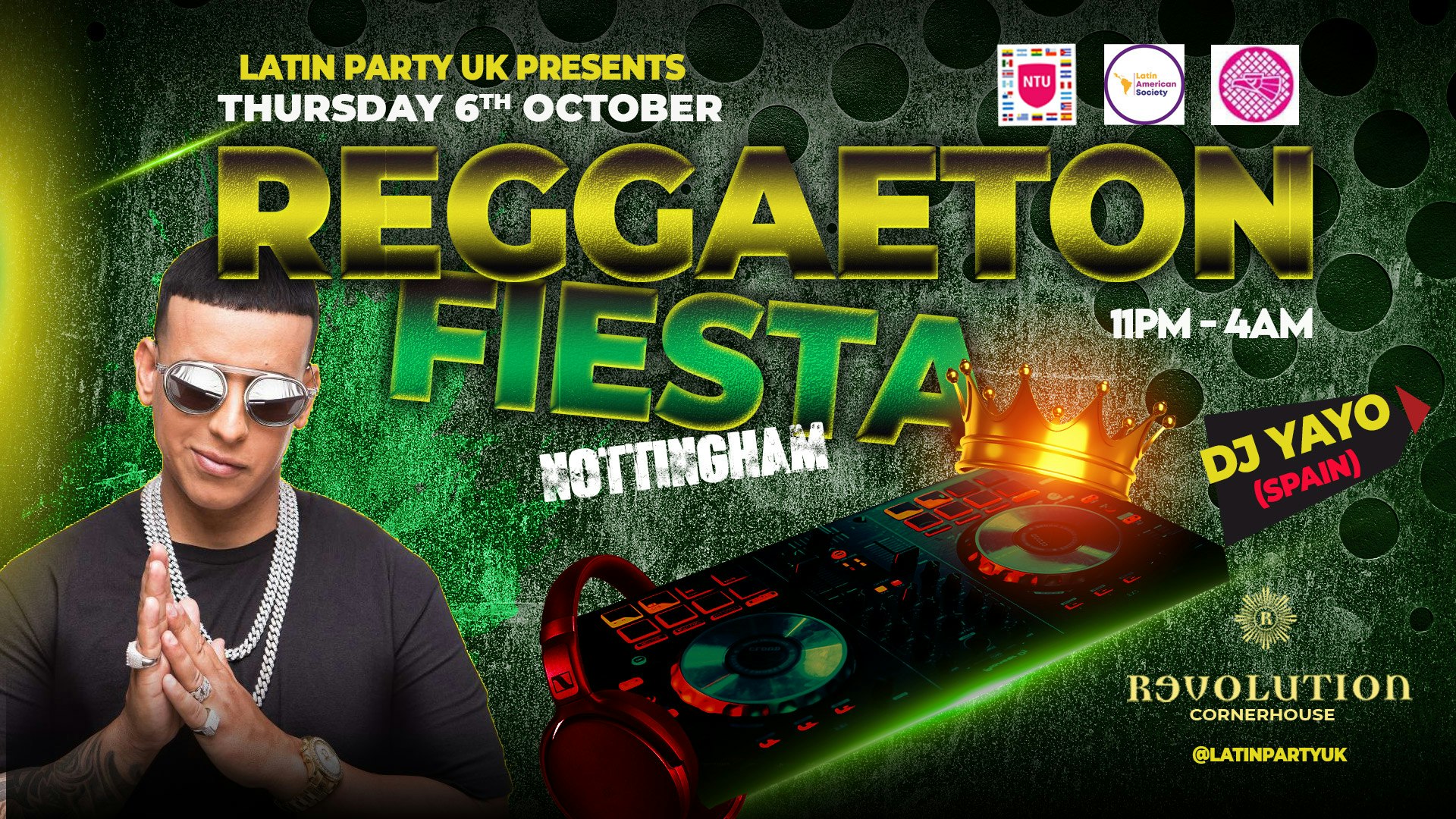 REGGAETON FIESTA – NOTTINGHAM | THURSDAY 6TH OCTOBER