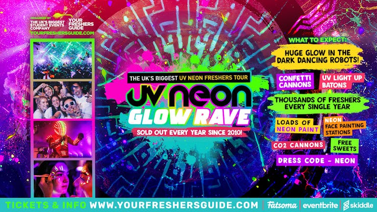 UV Neon Glow Rave | Birmingham Freshers 2022 - £3 Tickets!