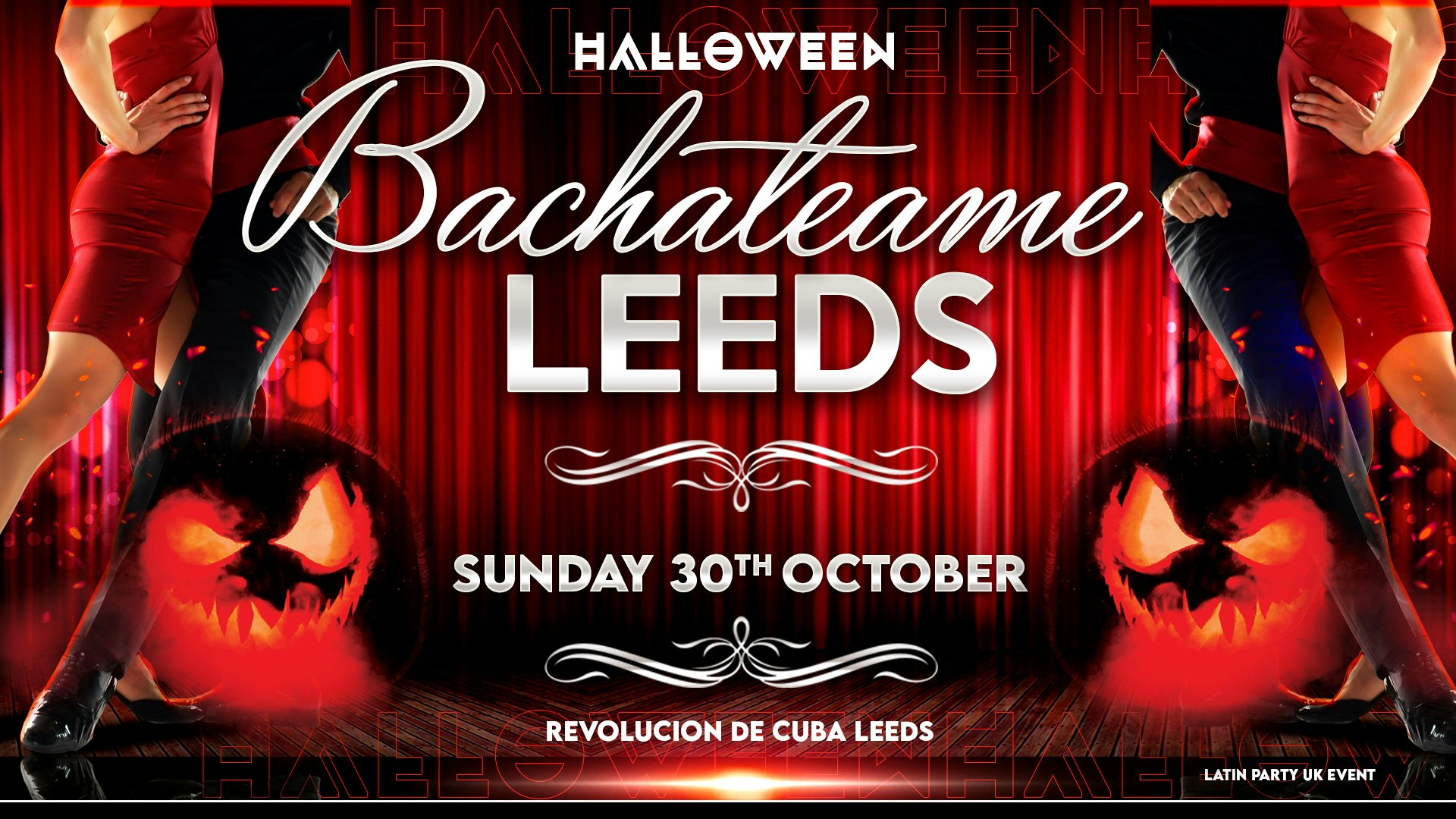 Bachateame Leeds –  Sunday 30th October  | Halloween Special