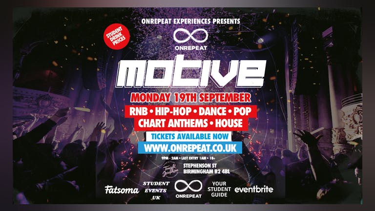 CARDIFF FRESHERS MOTIVE: FRESHERS WELCOME PARTY 2022