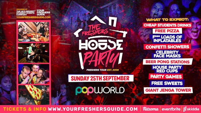 FREE ENTRY - The Freshers House Party / Swansea Freshers 2022