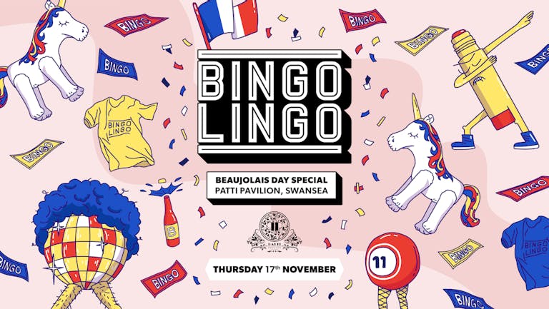 BINGO LINGO - Swansea - Patti Pavilion - Beaujolais Day Special
