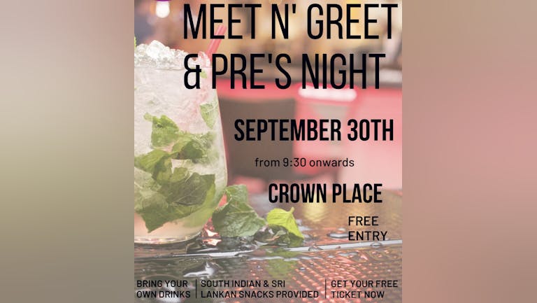Meet and greet & Pres night 