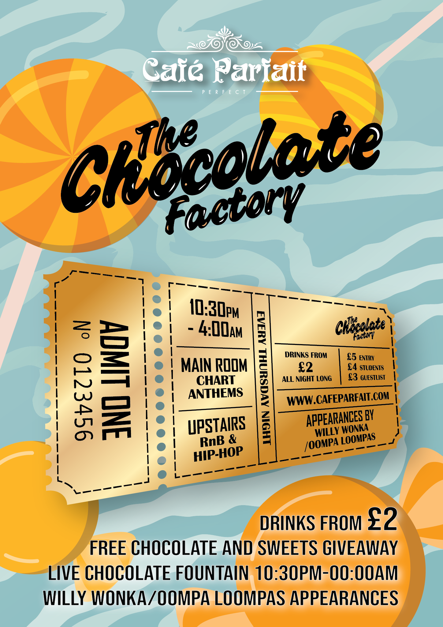 The Chocolate Factory- The Big Return// Cafe Parfait Freshers!