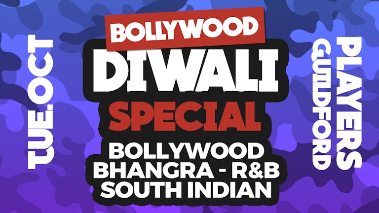 Bollywood Diwali Special - Tuesday 25th Oct - Players Lounge Guildford