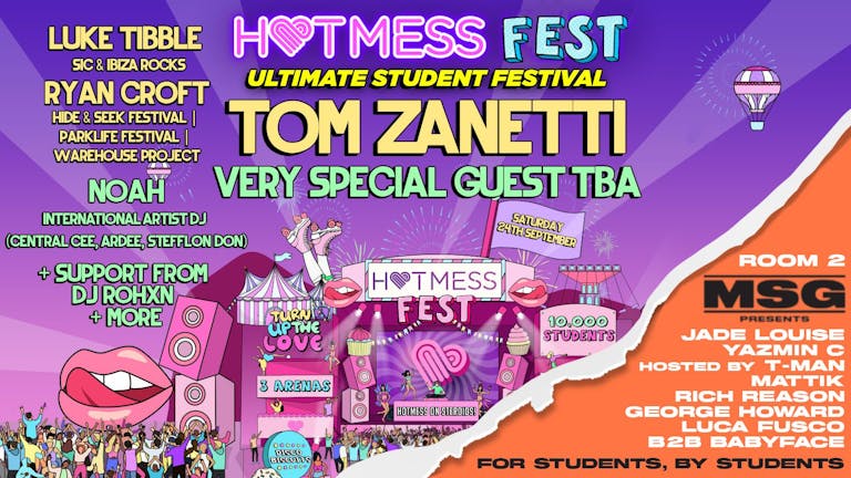 💞 HOTMESS FEST 2022 💞 - TOM ZANETTI LIVE PERFORMANCE !! & VERY SPECIAL GUEST  - 90% SOLD OUT!!!