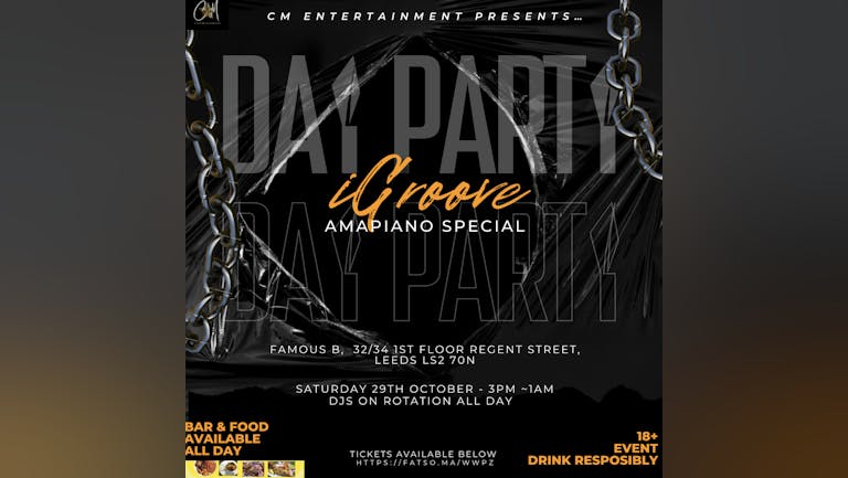 iGroove - Amapiano Food n Bar - Day Party 