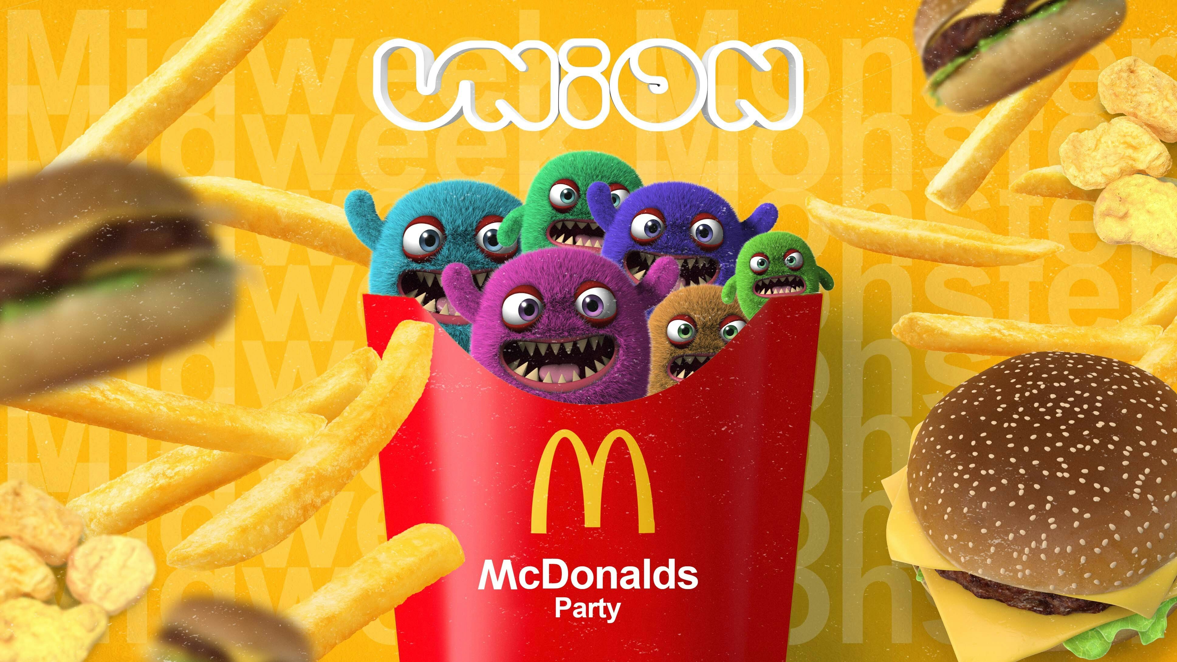UNION TUESDAY’S PRESENTS THE MCDONALDS PARTY 🍔