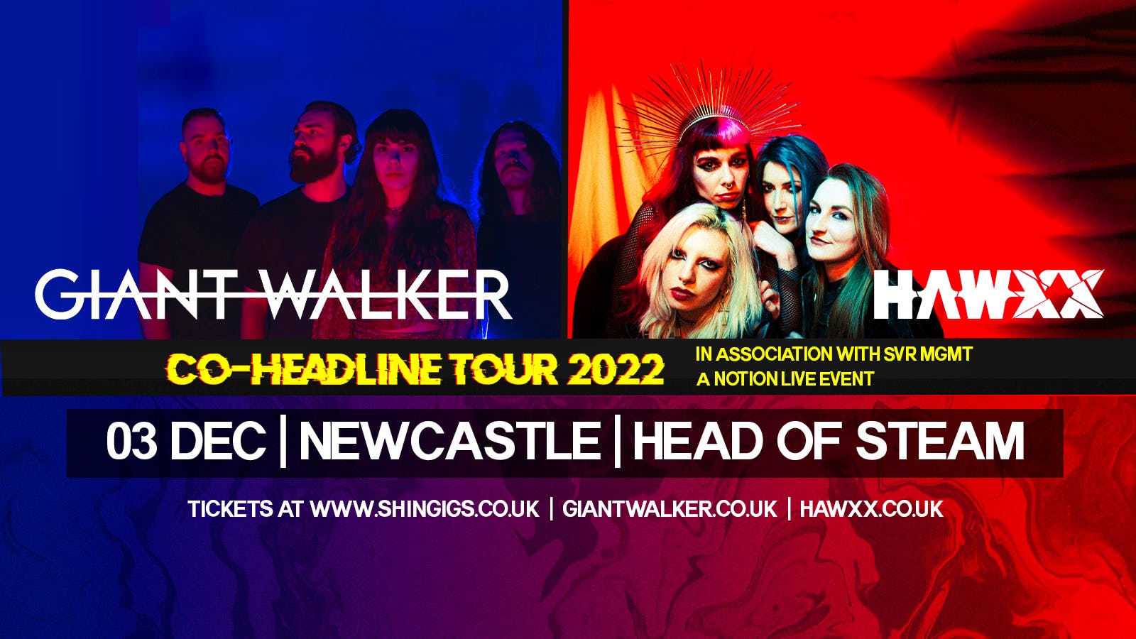 Giant Walker & Hawxx | The Head of Steam, Newcastle