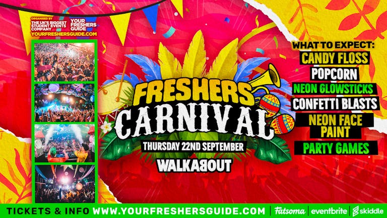 £1 TICKETS - The Freshers Carnival | Plymouth Freshers 2022
