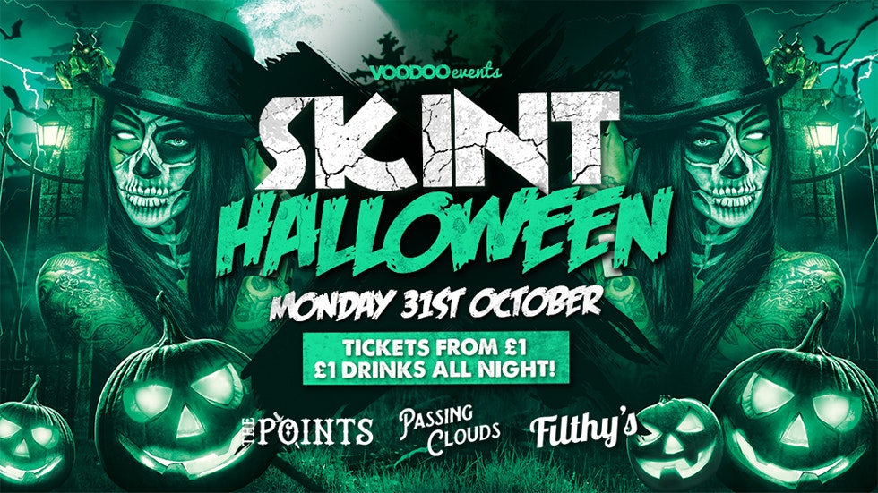 Skint Halloween – The Points, Passing Clouds & Filthy’s 🎃