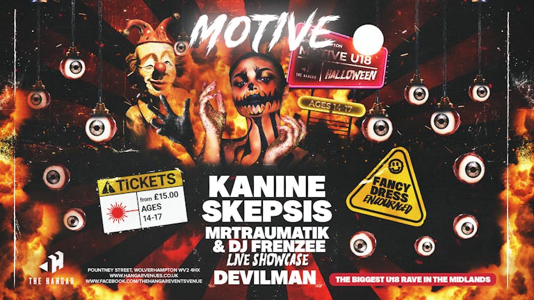 Motive Presents: Kanine, Skepsis, Devilman - U18 SHOWCASE