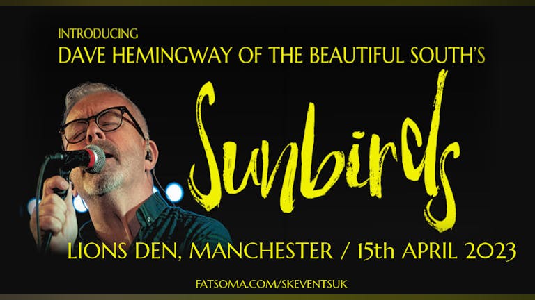 Sunbirds Live At Lions Den, Manchester (Feat. Dave Hemingway Of The Beautiful South)