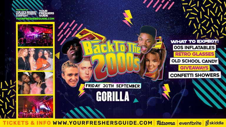 FREE ENTRY - Back to the 90s / 00s - Throwback Rave | Manchester Freshers 2022