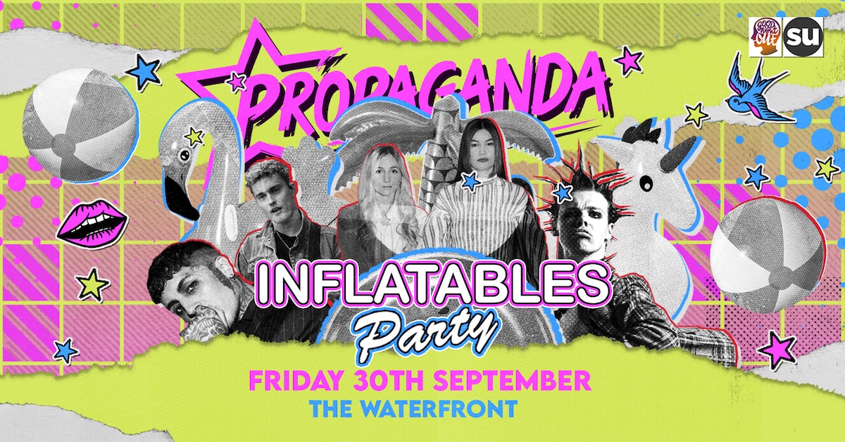TONIGHT! Propaganda Norwich – Inflatables party!