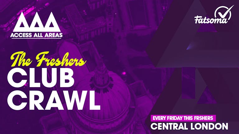 The Annual Freshers Club Crawl 🍻 September 23rd 2022 💥