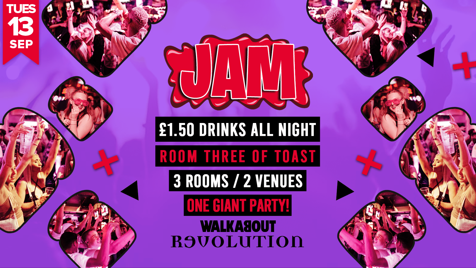 Jam • Room 3 Of Toast • Walkabout & Revolution