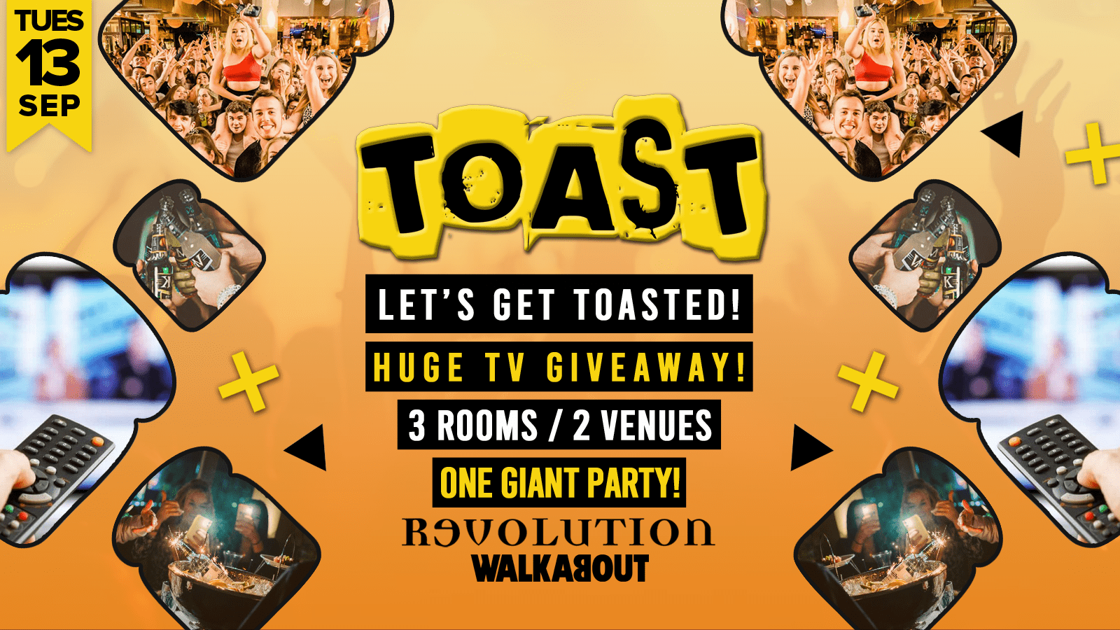 Toast • Huge TV Giveaway • Revolution & Walkabout