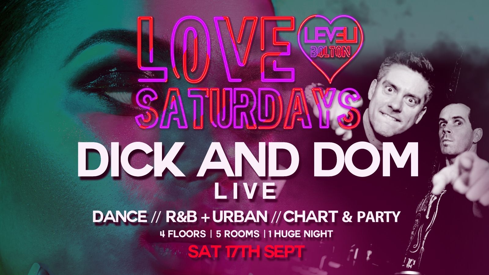 Love Saturday – Dick & Dom live Dj set