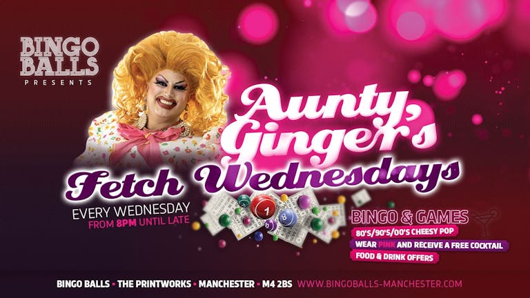 Bingo Balls - Aunty Ginger's FETCH Wednesdays 