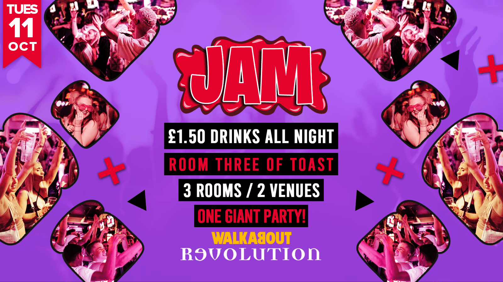 Jam • Room 3 Of Toast • Walkabout & Revolution
