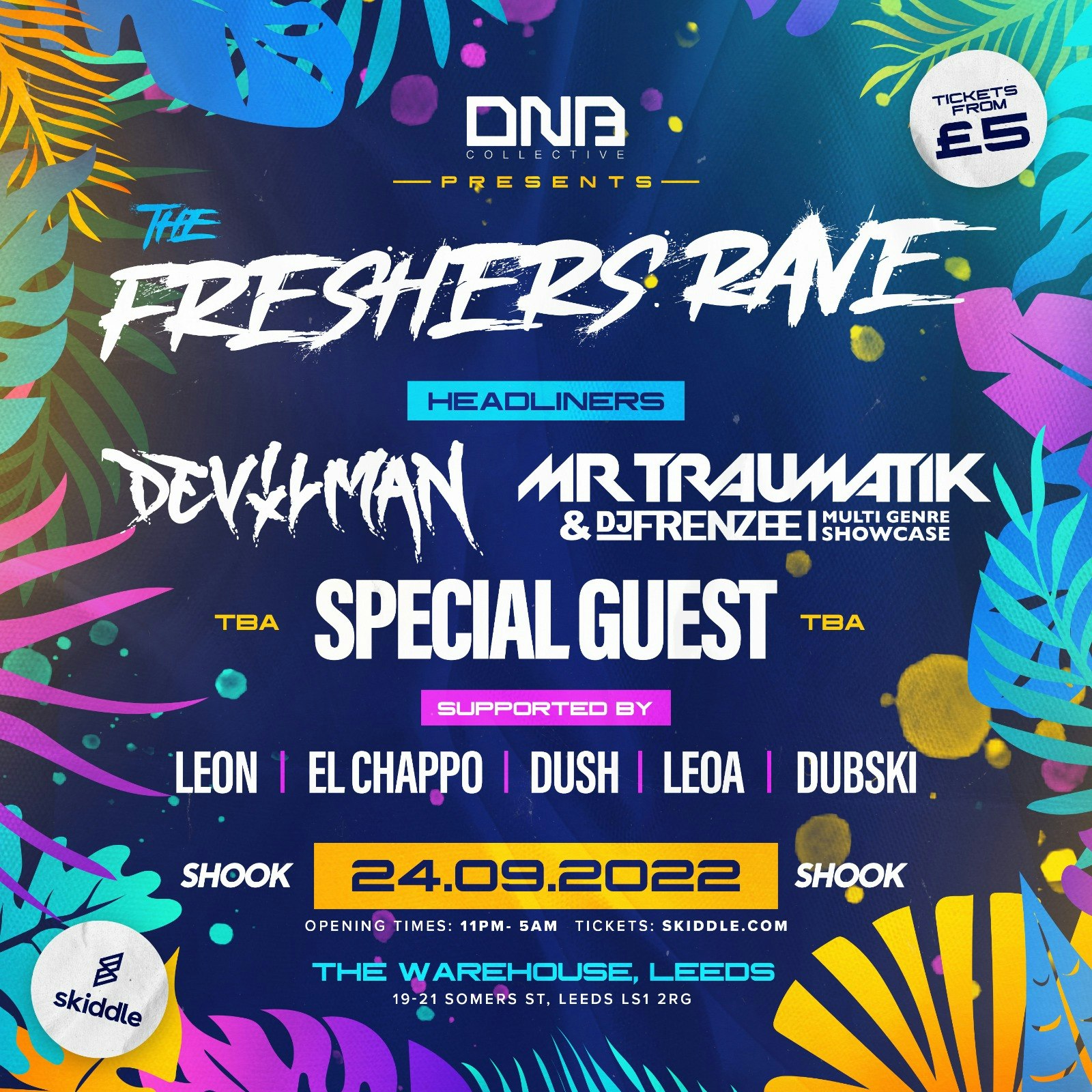DNB Collective Presents The Freshers Rave – Club