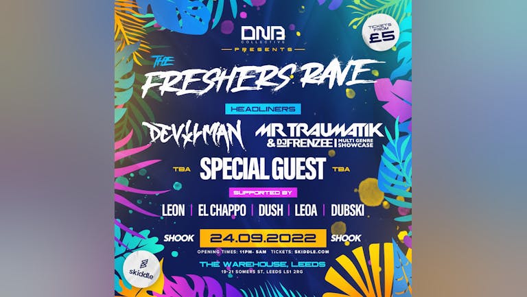 DNB Collective Presents The Freshers Rave
