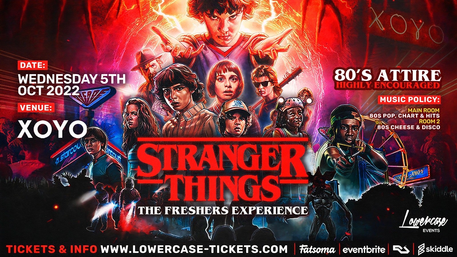 STRANGER THINGS – THE IMMERSIVE EXPERIENCE @ XOYO!