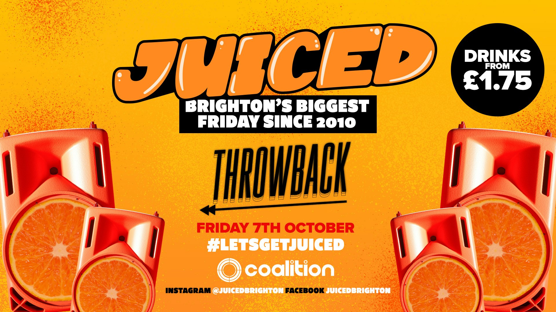 JUICED Fridays x Throwback | FREE with AAA Pass