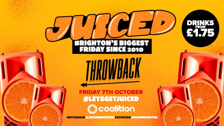JUICED Fridays x Throwback | FREE with AAA Pass