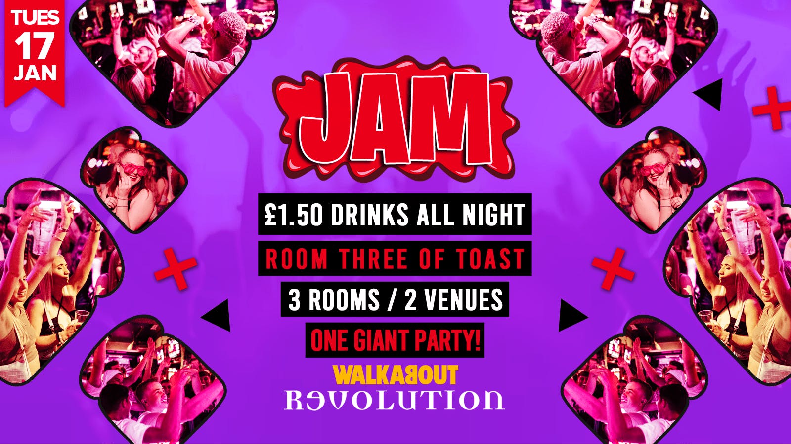 Jam • Room 3 Of Toast • Walkabout & Revolution