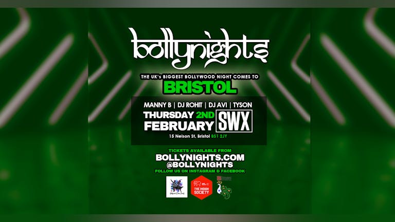 Bollynights Bristol - Thursday 2nd February | SWX