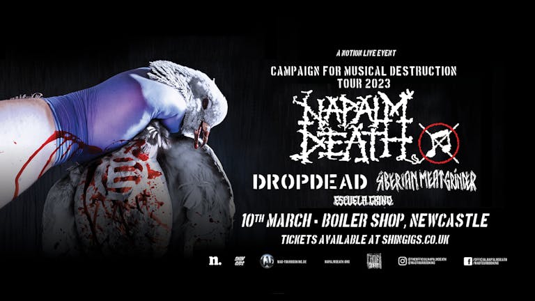 Napalm Death + Dropdead, Siberian Meat Grinder & Escuela Grind