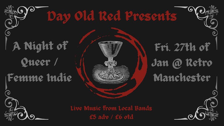 Day Old Red: A Night of Queer / Femme Indie