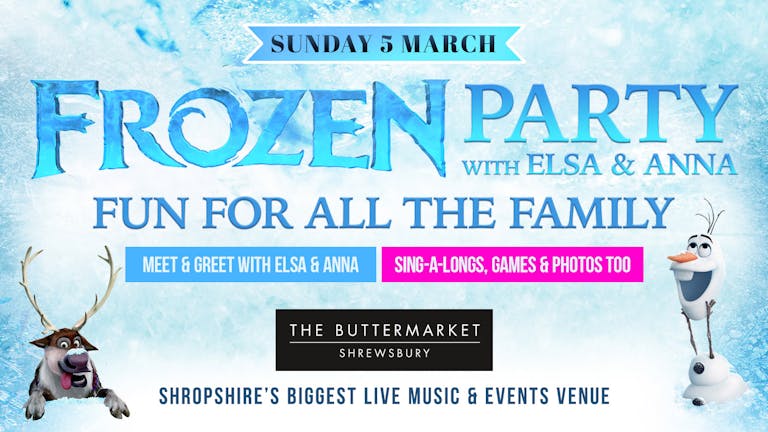👑 ❄️ FROZEN PARTY with Elsa and Anna - live sing-a-longs and games ❄️ 👑 - SOLD OUT! NEW DATE JUST ADDED: 16 April!