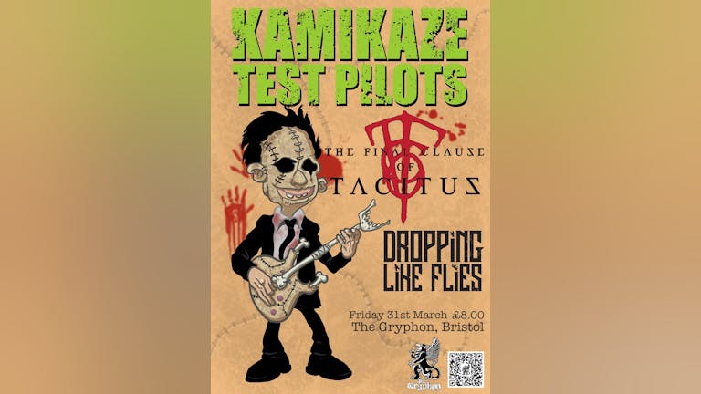 Kamikaze Test Pilots, The Final Clause of Tacitus, Dropping Like Flies @ The Gryphon