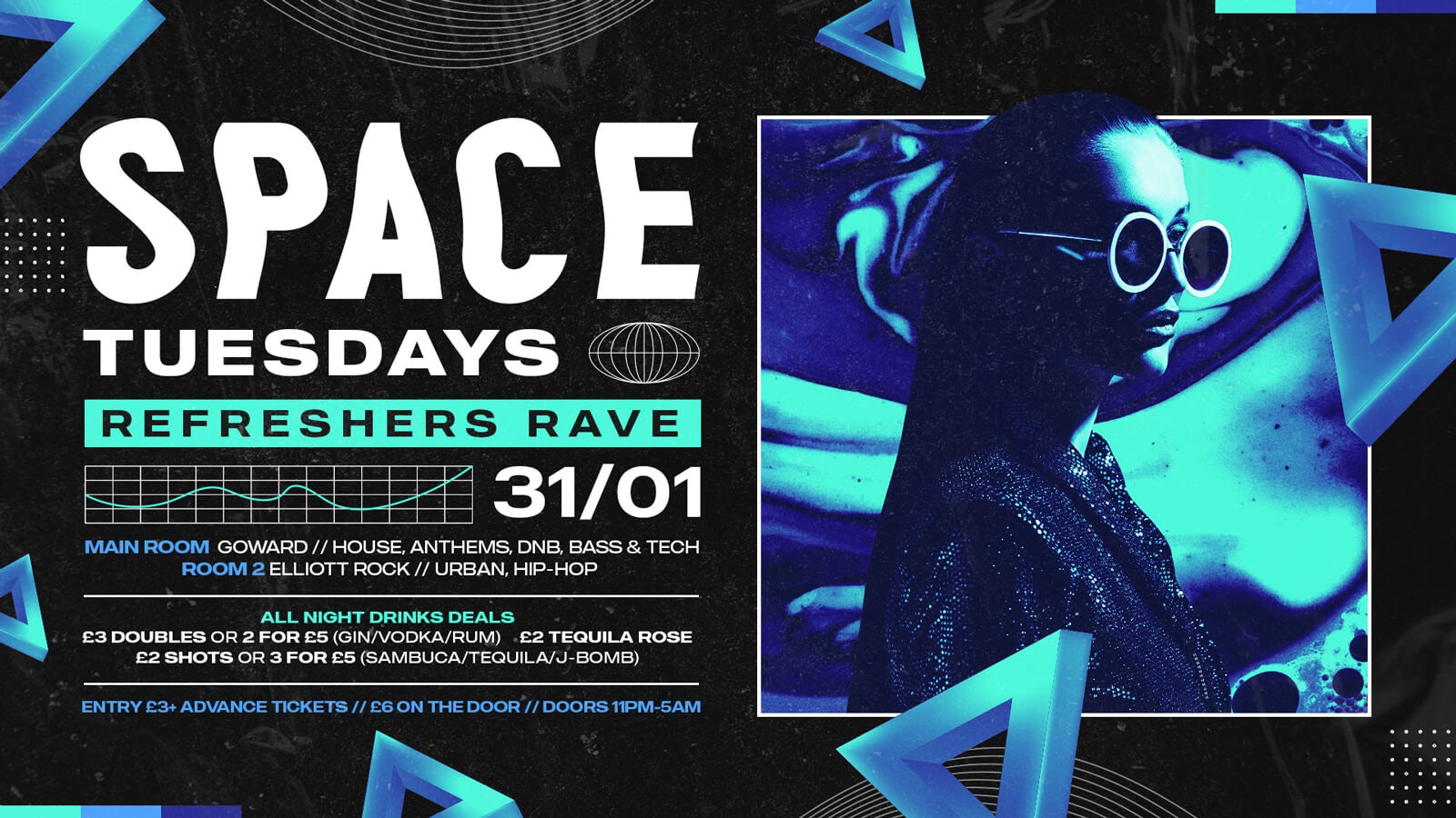 Space Tuesdays – Refreshers Rave – 31st January