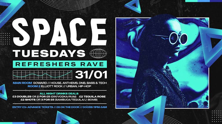 Space Tuesdays - Refreshers Rave - 31st January 