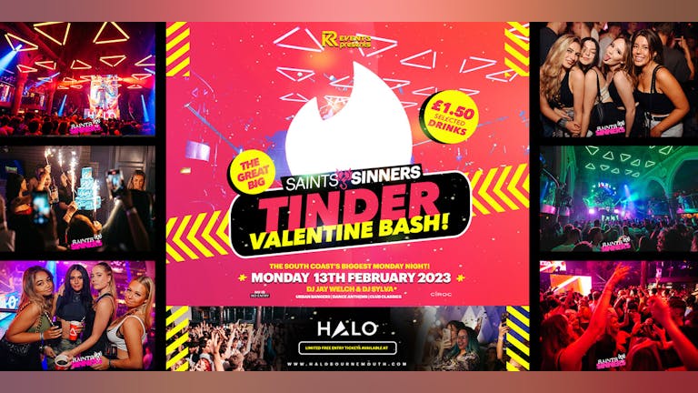 Saints & Sinners: The Valentine Tinder Party! 🔊😈