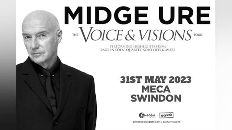 MIDGE URE:THE VOICE & VISIONS TOUR 2023