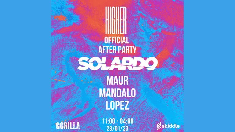 WHP X Higher Events: Solardo After Party