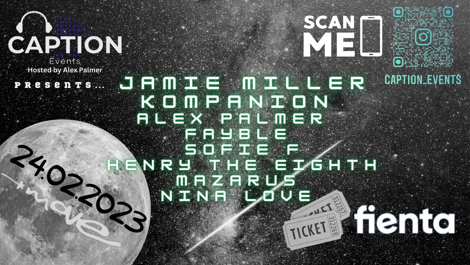 CAPTION – JAMIE MILLER KOMPANION